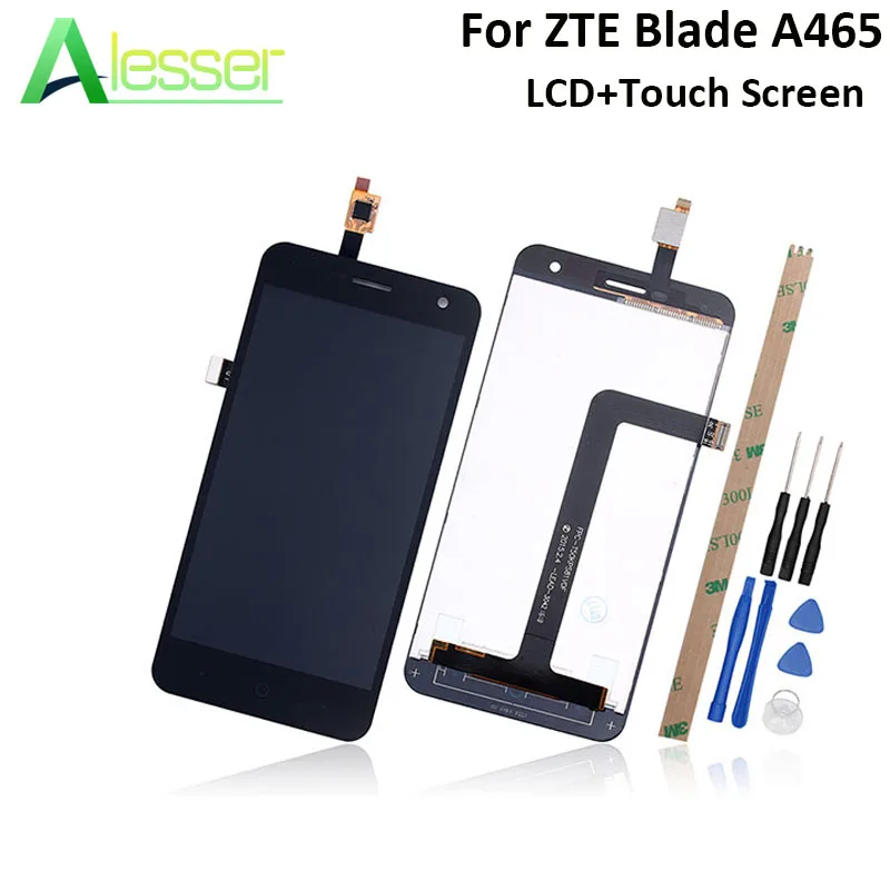 

Alesser For ZTE Blade A465 LCD Display And Touch Screen 5.0" Screen Digitizer Assembly Replacement For ZTE Blade A465 With Tools