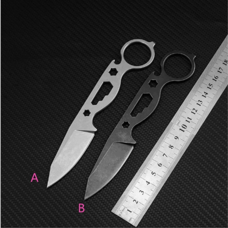 

Bastinelli Multifunction tactical knife fixed blade Survival rescue knife Camping 440C K sheath multi Tool straight EDC Knives