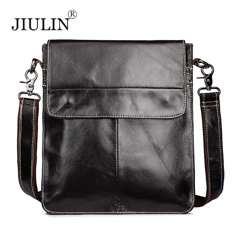 

New leather bag Men Leather Satchel Bag vertical single leisure