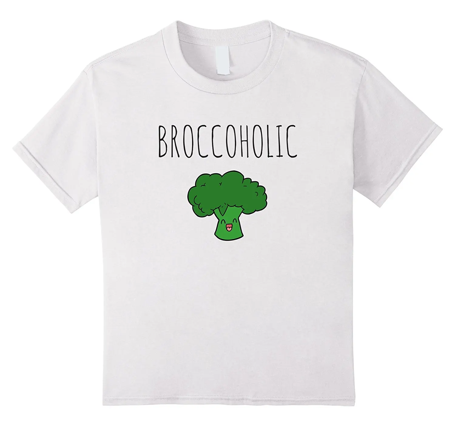 Broccoholic Vegan и вегетарианские брокколи любителей новая футболка футболки забавные