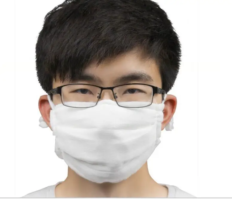 

Cotton wool 8-layer 16-layer gauze mask dustproof sand-proof smog pollen washable protective mask