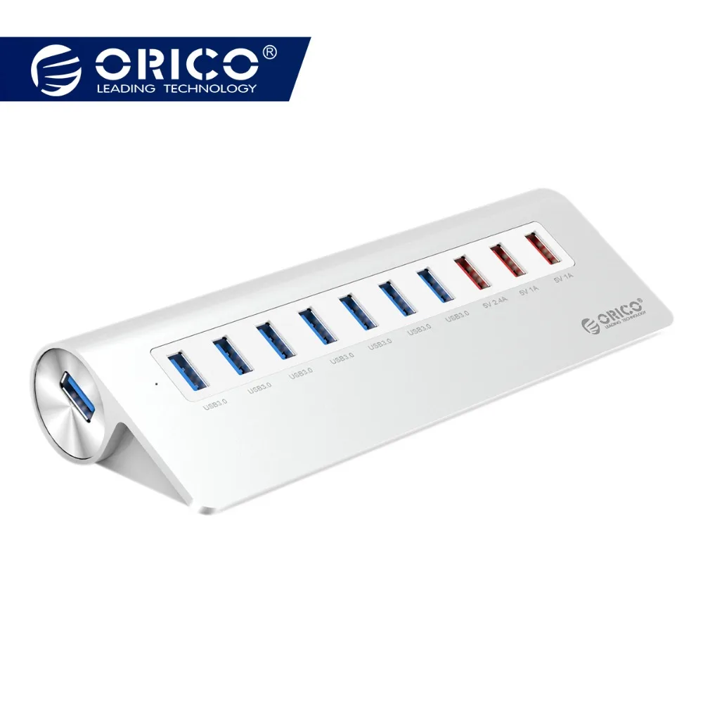 

ORICO 10 Ports USB HUB 7 Ports USB3.0 5Gbps & 3 Ports USB Charging Hub usb splitter concentrador for iPhone macbook pro