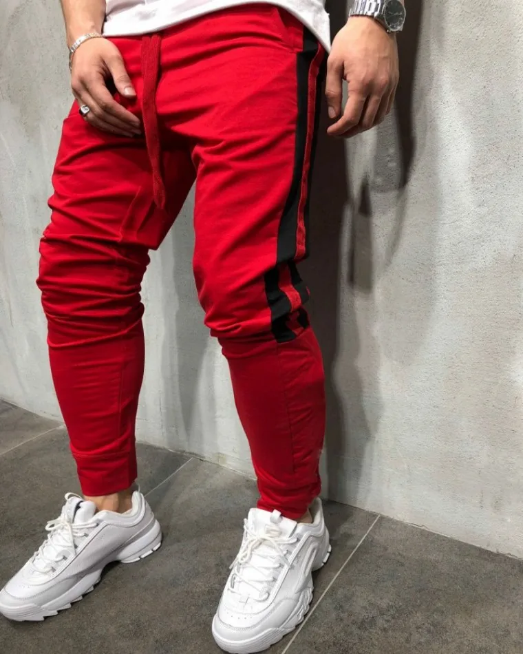 Gestreiften Reflektierende Hose Herren 2018 Hip Hop Casual Jogger Jogginghose Hosen Männlichen Street Fashion Herren Hosen