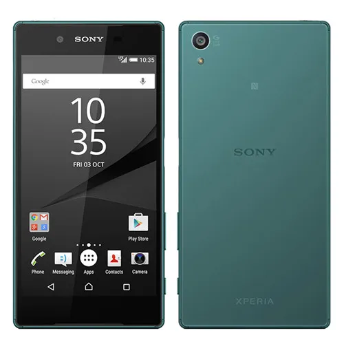 sony Xperia Z5 E6653 rom 32 Гб ram 3G GSM WCDMA 4G LTE 23 Мп Android Восьмиядерный 5,2 дюймов разблокированный мобильный телефон Smartsphone - Цвет: Зеленый