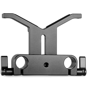 

15Mm Long Lens Support Bracket Height Adjustable For Dslr Camera Shoulder Rig (New) - 1087