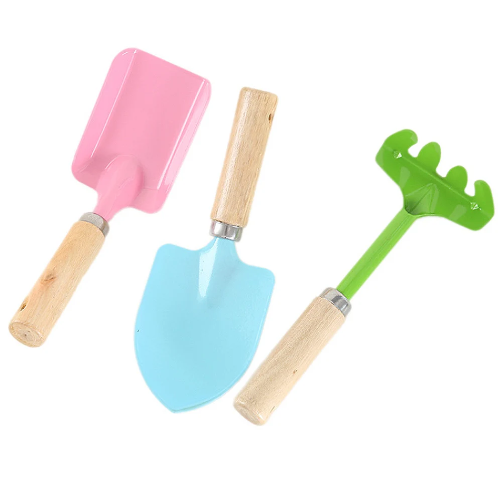 3 шт. песчаная лопатка для песка игрушки детские цветные Пластиковые модель лопаты для детских игр под открытым небом пляжный инструмент
