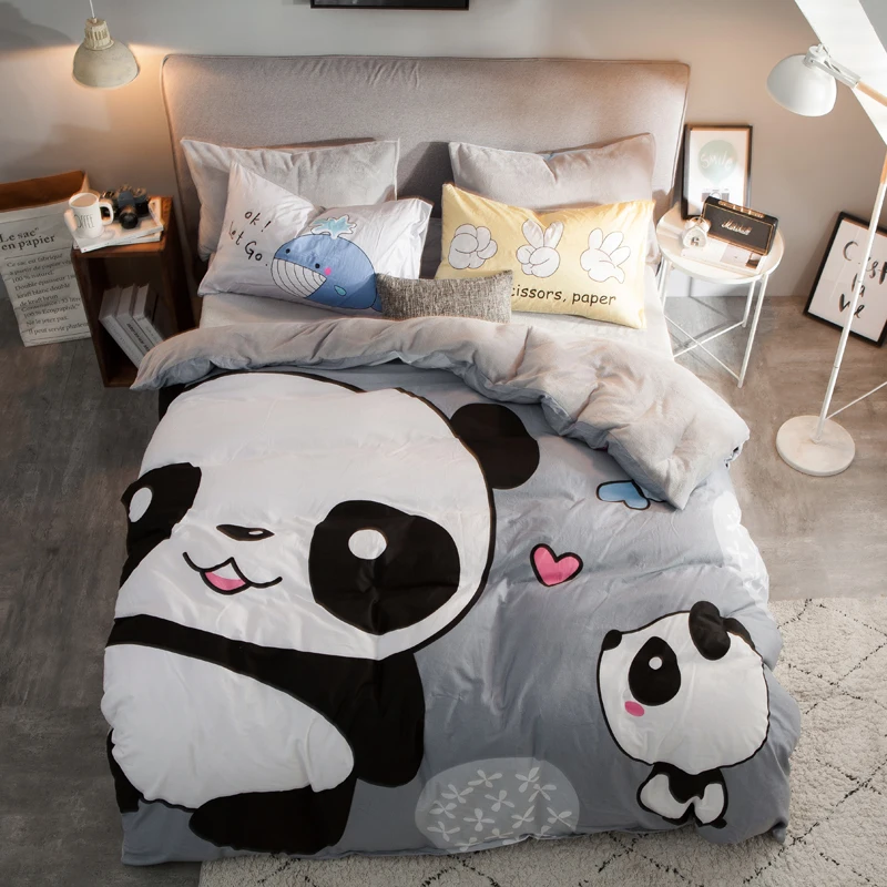 Panda Bedding Set Quilt Cover Set Single Quilt Cover Set ...