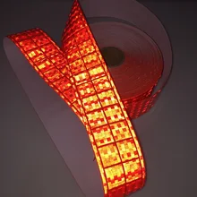 5 см* 5 м дорожная одежда ПВХ Светоотражающая сигнальная лента Сумка Обувь светоотражающие полосы защитный жилет Материал