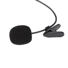 2 pièces 3.5mm Jack Microphone cravate pince cravate Mikrofon micro pour téléphone portable pour parler conférences en gros