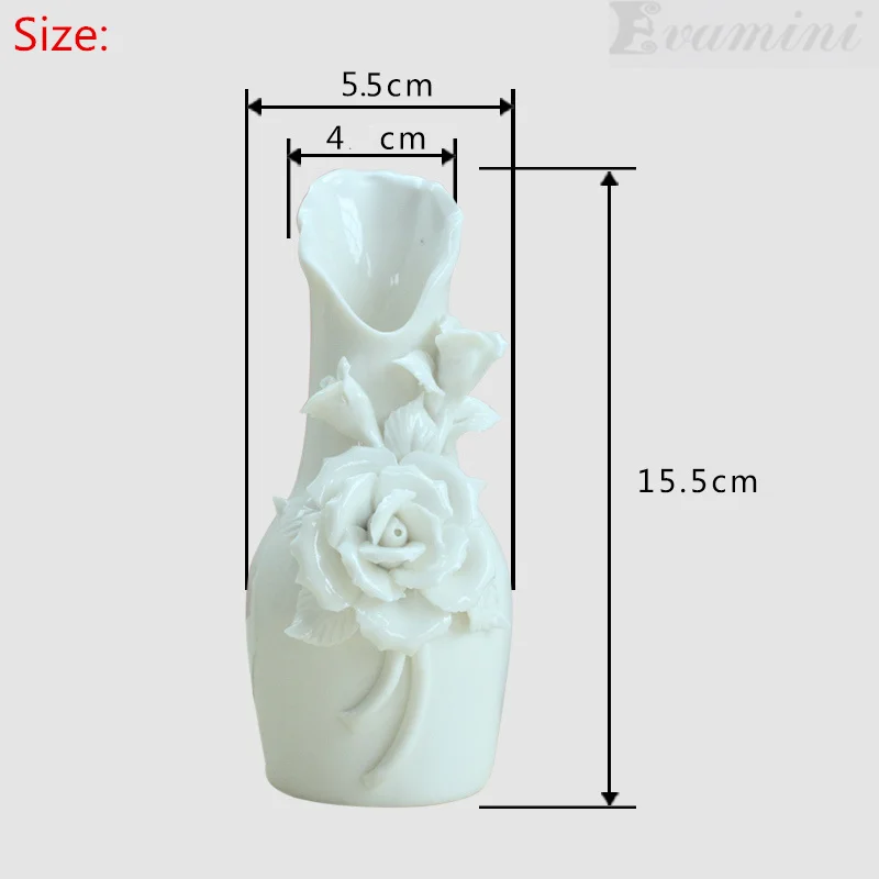 White-porcelain-vase-ceramic-mini-flower-holder-marriage-decoration-flower-handmade-flower