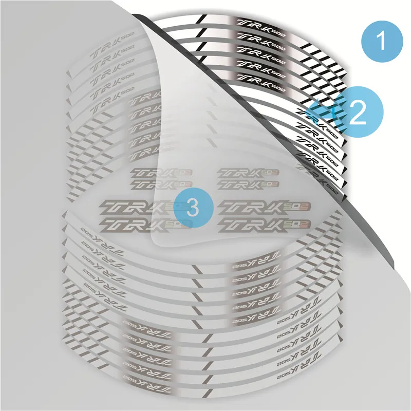 Украшение шин мотоцикла наклейки внутренний обод Светоотражающая наклейка подходит Бенелли TRK502