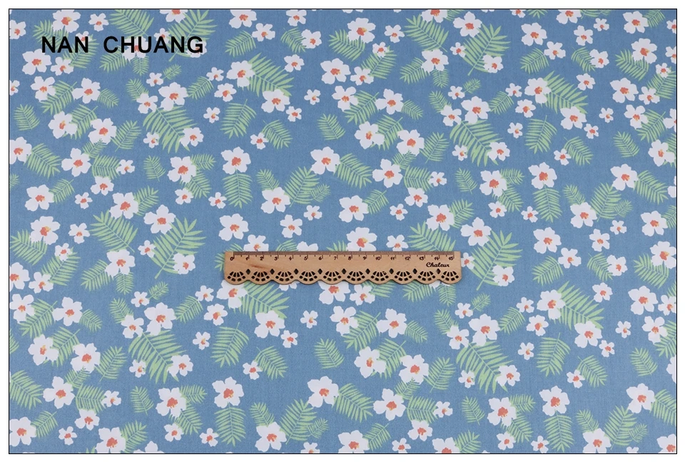 Nanchuang, 8 шт./лот, ткань с цветочным принтом, ручная работа, ручная работа, шитье, стеганное шитье, жировые кварталы, Лоскутная Ткань для малышей, детей 40x50 см
