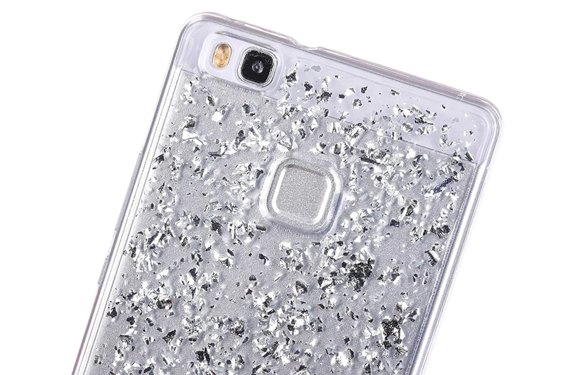 Glitter shining flakes silicone case huawei P9 Lite,P10 Lite (22)