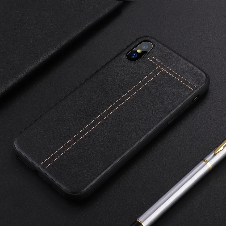 T-shaped car phone case For iPhone 6 6S 7 8 Plus Drop-proof Back Covers Funda For iphone 6 6S 7 8 TPU+PC For iPhone X XR XS MAX
