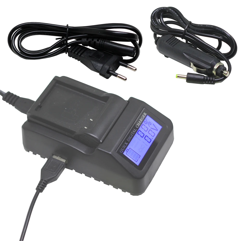 DMW BLC12 LCD Quick Car Travel Charger for Panasonic DMW BLC12E DMW