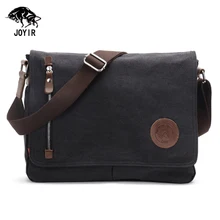 Vintage Men Messenger Bags 2017 School Satchel Canvas Shoulder Bags Black Coffee Travel Bags Handbags Crossbody Bags for Women