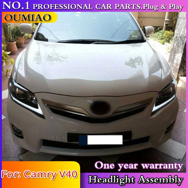 Автомобильные аксессуары для Toyota Camry V40 США стиль 2009 2010 2011 светодиодный светильник Headight Bi Xenon Головной фонарь передний светильник Автомобильные аксессуары для Toyota Camry V40 США стиль 2009 2010 2011 светодиодный светильник Headight Bi Xenon Головной фонарь передний светильник
