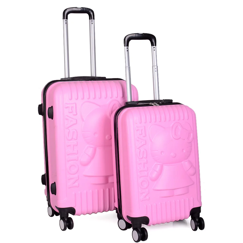 

20 24 Inch Lovely Hello Kitty Girl Student Trolley Case Travel Luggage Woman Rolling Suitcase