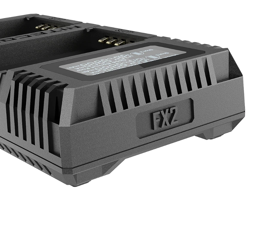 Зарядное устройство nitecore FX2 PRO с двумя слотами USB QC для Fujifilm GFX50S/50R|Зарядные