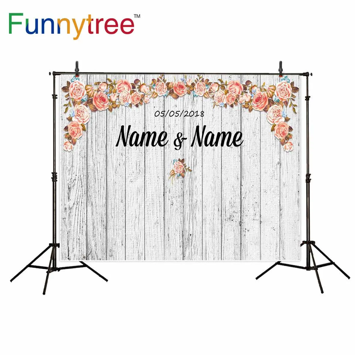 

Funnytree background for photo photography studio wedding photocall wood flower custom vintage backdrop photophone photozone