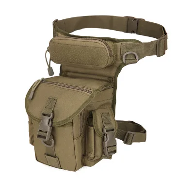 Горячая тактическая сумка-рюкзак для спорта на открытом воздухе, кемпинга, пешего туризма, походная поясная сумка для ног, военная сумка через плечо, многофункциональная седельная сумка - Цвет: Army Green