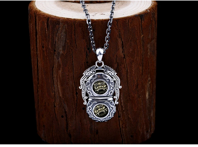 

Small axe axe pendant male 925 sterling silver creative personality hipsters domineering pendant