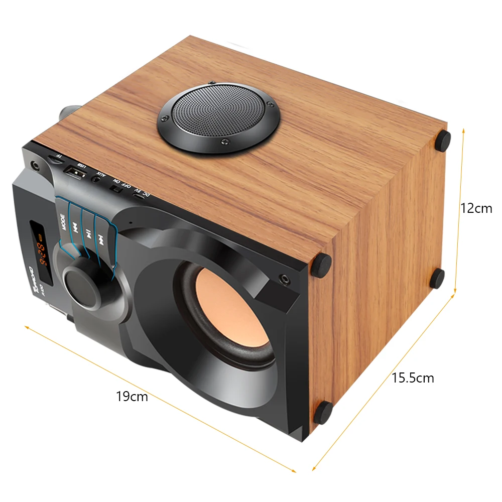 TOPROAD Portable Bluetooth Speaker Big Power Wireless Stereo Subwoofer Heavy Bass Speakers Sound Box Support FM Radio TF AUX USB