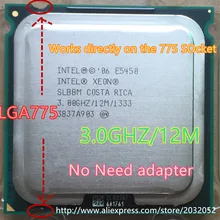 Процессор Intel Xeon E5450(3,0 ГГц/12 м/1333) близок к LGA775 Core 2 Quad Q9650 cpuworks on(материнская плата LGA 775 не требует адаптера