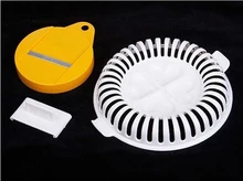 Bajo en Calorías DIY Microondas Horno Baked Potato Chips Parrilla de Grasa de Las Patatas Fritas Gratis Hacedor Panadería y Repostería Herramientas Accesorios de Cocina
