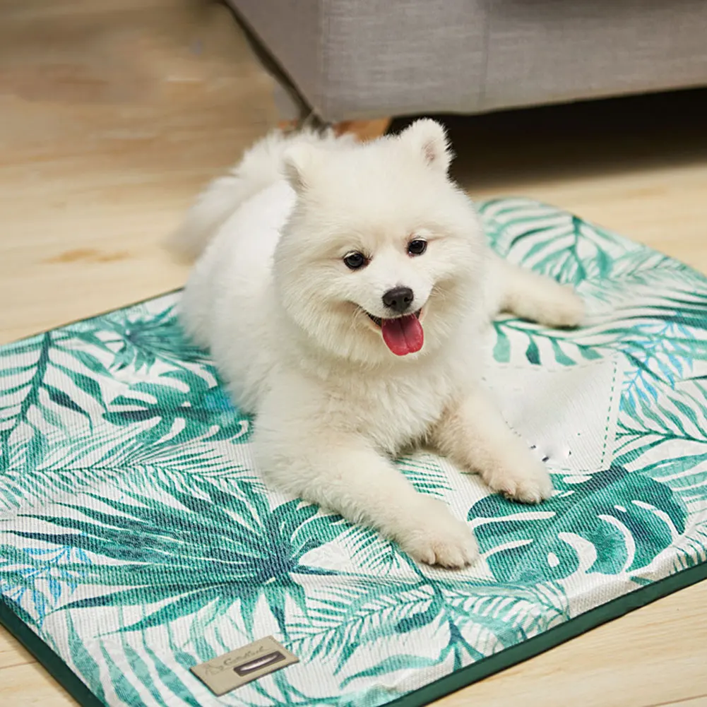 

Newly Pets Cooling Mat Soft Breathable Removable Washable Anti-slip Cooler Pad for Dogs