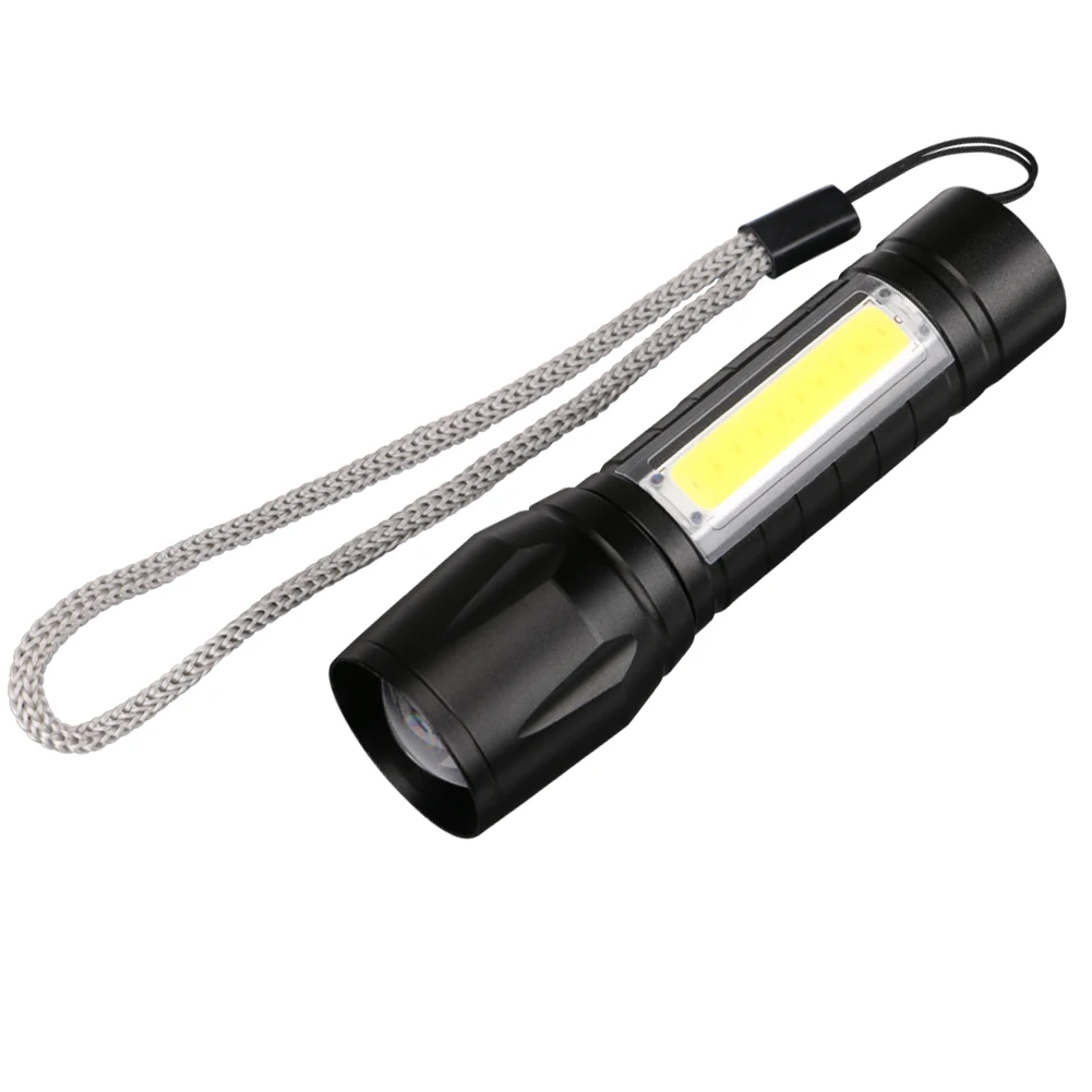 Sanyi USB подсветка удобный мощный фонарик водонепроницаемый в жизни освещение масштабируемый фонарь Встроенный перезаряжаемый аккумулятор с коробкой