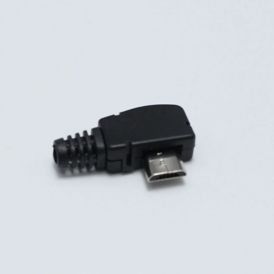 10 комплектов DIY Mini/Micro USB 5Pin сварочный штекер 4 в 1 90/180 градусов разъем адаптер для OD 4,0 мм провода черный