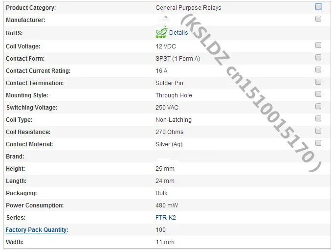 FT K2AK012T FTR-K2AK012T K2AK024T FTR-K2AK024T DIP-4 16A 12VDC 24VDC Мощность реле