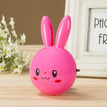 Cartoon Rabbit LED Night Light Plug Lamp On Off Button Switch Wall Night Lamp With US Plug For Kid Baby Children Bedroom Lamp Cartoon Rabbit LED Night Light Plug Lamp On Off Button Switch Wall Night Lamp With US Plug For Kid Baby Children Bedroom Lamp