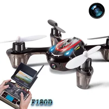 5.8G FPV rc drone F180D DFD remote control quadcopter dengan LCD display dan kamera HD rc terbang UFO telepon Control drone untuk hadiah