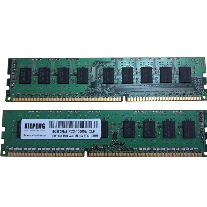 Для Dell PowerEdge C6105 C6220 II T410 T620 рабочая станция ОЗУ 8 Гб DDR3 1333 МГц небуферизированная DDR3-1600 ECC 4 Гб 2Rx8 PC3-10600E память