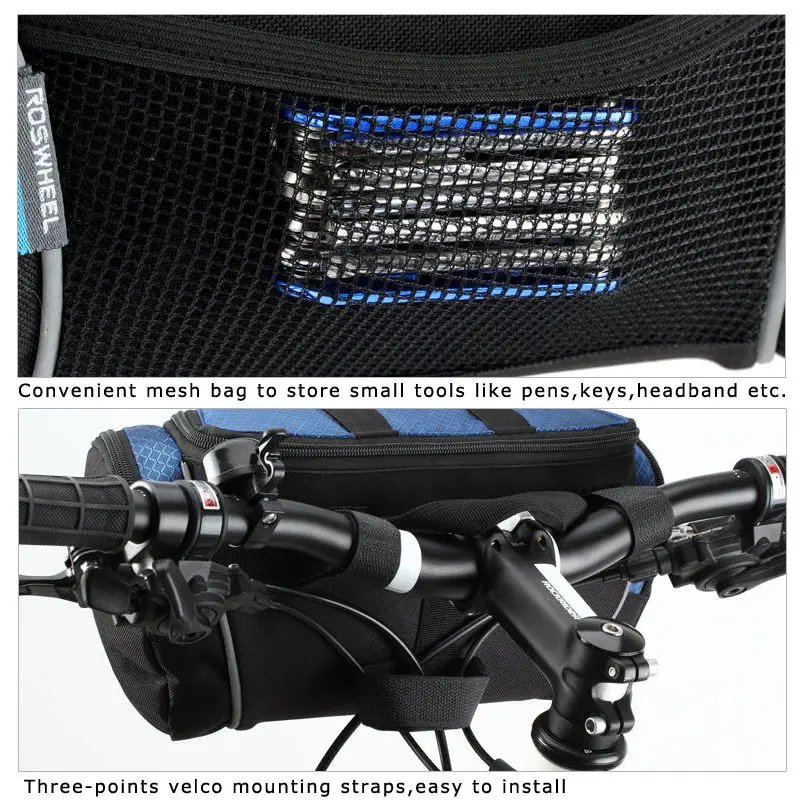 Сумка на руль велосипеда ROSWHEEL 5 л сумка плечо|roswheel 5l|pannier basketcycling bag |