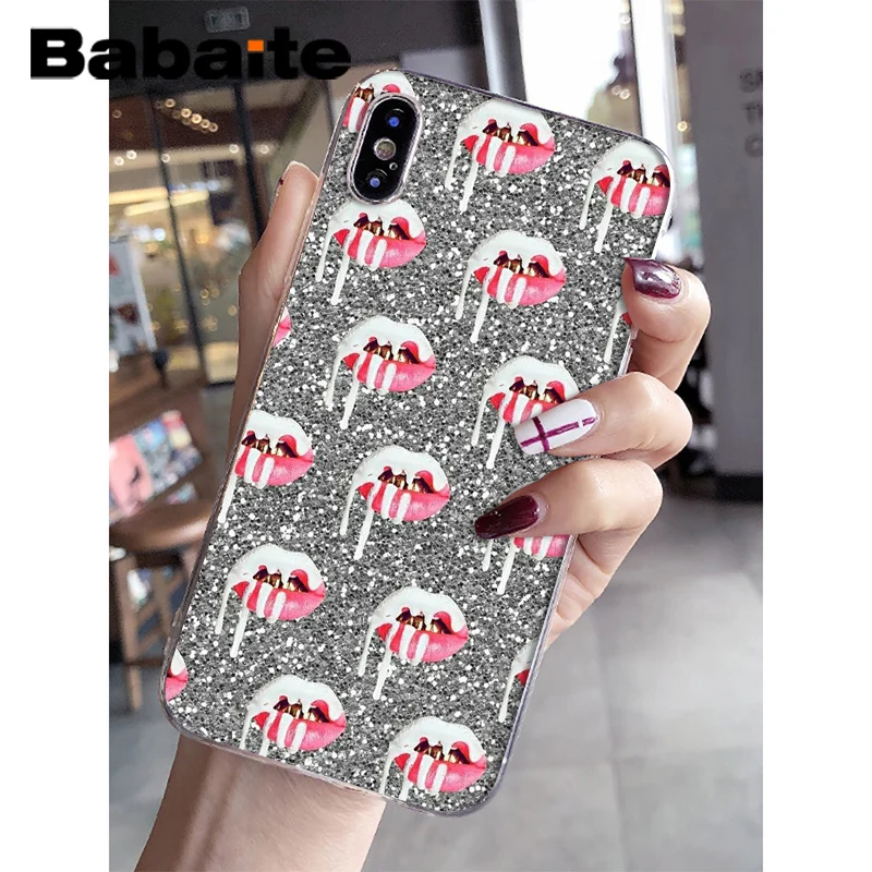 Girly Pink lips fashion newly pattern