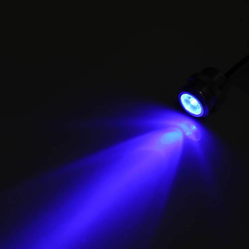 New 12V Blue Eagle Eye Hawkeye LED Strobe Fog Light Lamp Daytime