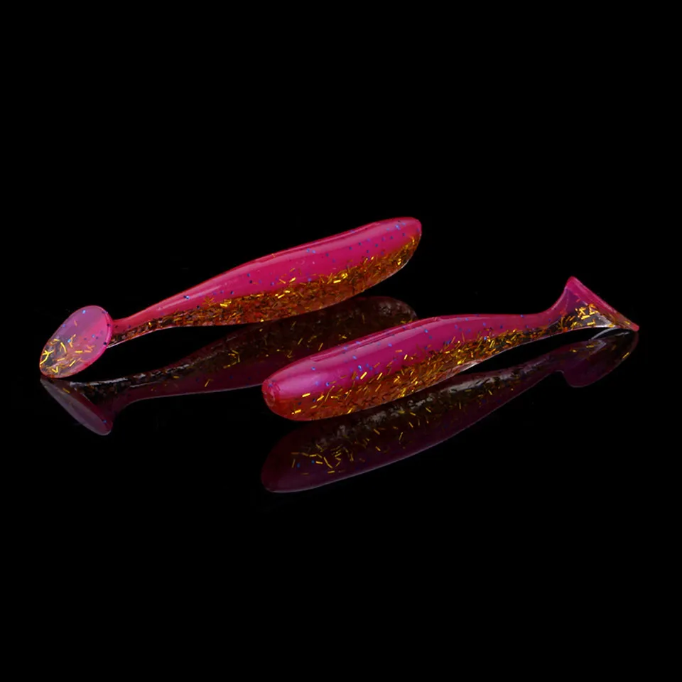 

WALK FISH 6PCS/Lot Easy Shiner Soft Lures 9cm 4.7g Swimbaits Artificial Soft Bait Fish Wobblers Double Color Carp Fishing Lures