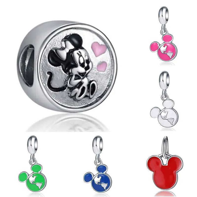 

Fit Pandora Charms Plata Clips Silver 925 Original Bracelet Jewelry Making Valentine's Day Mary Poppins Bijoux Slide Beads