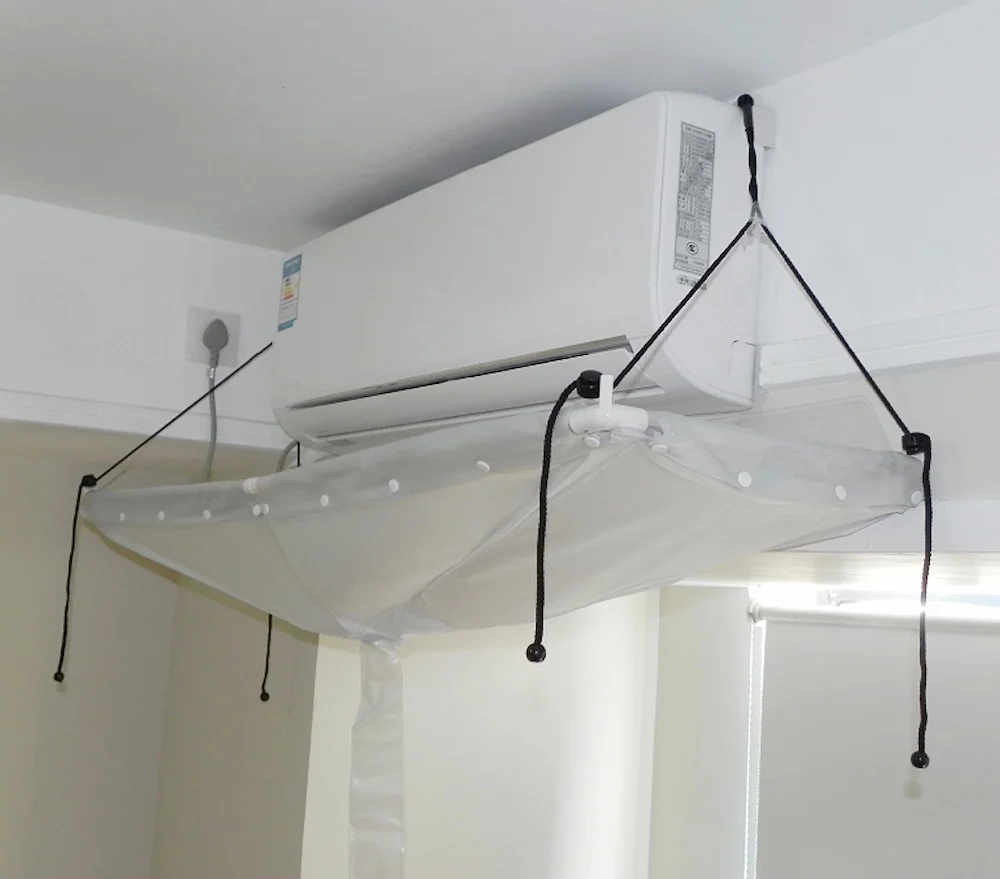 set di pulizia per impianti di condizionamento dell'aria condizionata Gidenfly Set di pulizia per climatizzatore copertura split condizionatore kit di pulizia montato a parete 