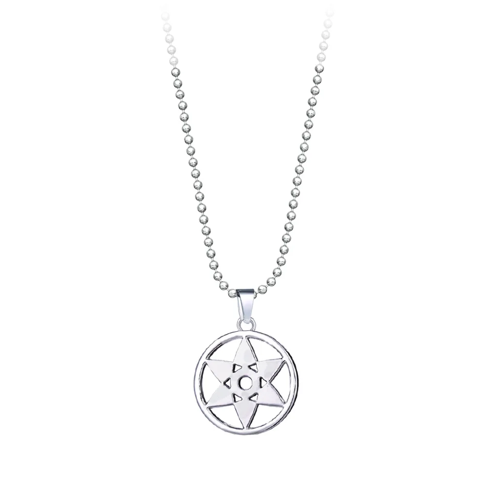 Аниме Наруто Ожерелье s Геометрическая Звезда Акацуки облако кулон ожерелье Пара Ожерелье для мужчин женщин ювелирные изделия подарок