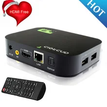 Envío gratis + Drop libre Quad Core Android 4.4.2 Smart TV caja XBMC Media Player azul Ray HDD Player 1080 P WIFI HDM XBMC YOUTUBE