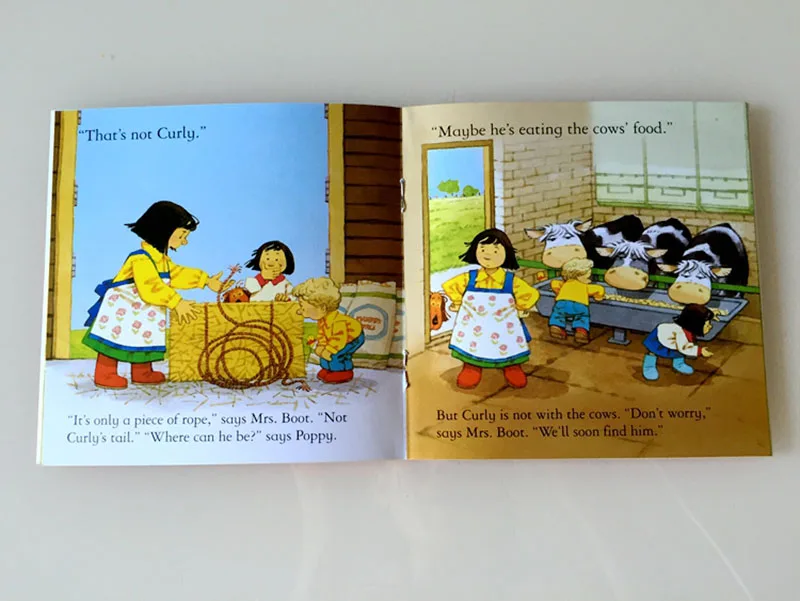 Fazenda de Contos Habilidade de Leitura Centímetros Set Crianças Foto Colorida Inglês Livro Famosa História Preschool Educacional Early Learning 15*15 20 Pçs - 14 Home & Garden