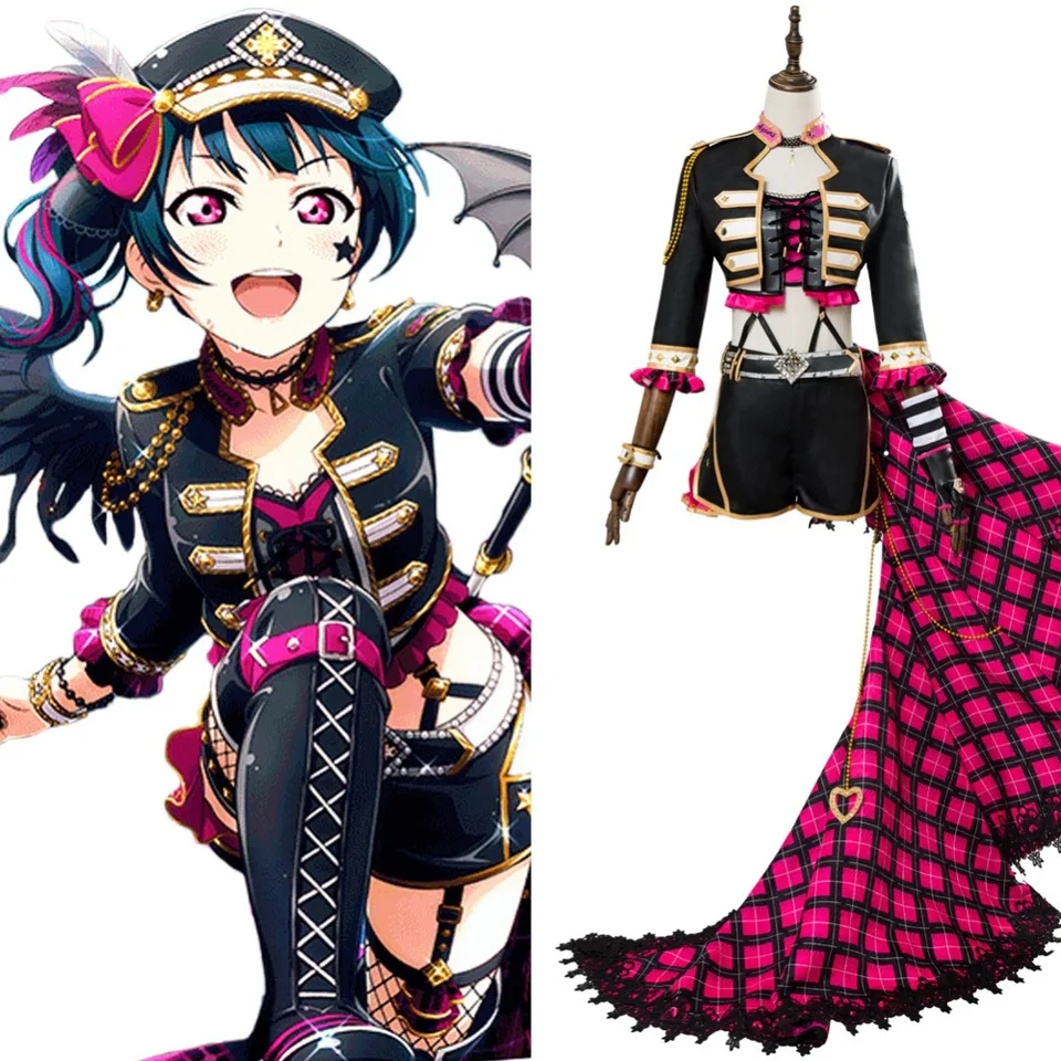 Love Live Sunshine Yoshiko Tsushima Cosplay Costuem Adult Womm Punk Rock Full Sets Outfit Halloween Costume Custom Made Anime Costumes Aliexpress