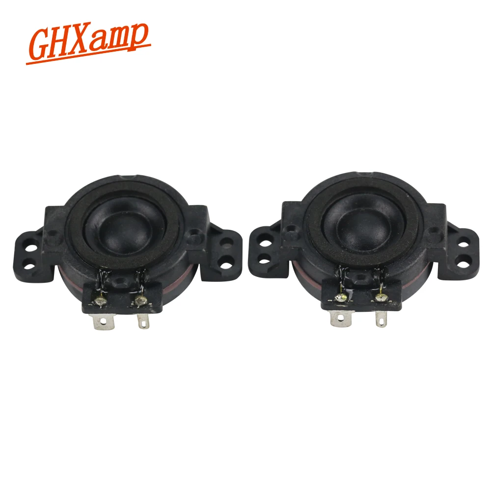 

GHXAMP 8OHM 10W Silk Tweeters Speaker Car Ultra Treble Silk Membrane Voice coil Cooling Magnetic Fluid loudspeaker 2PCS