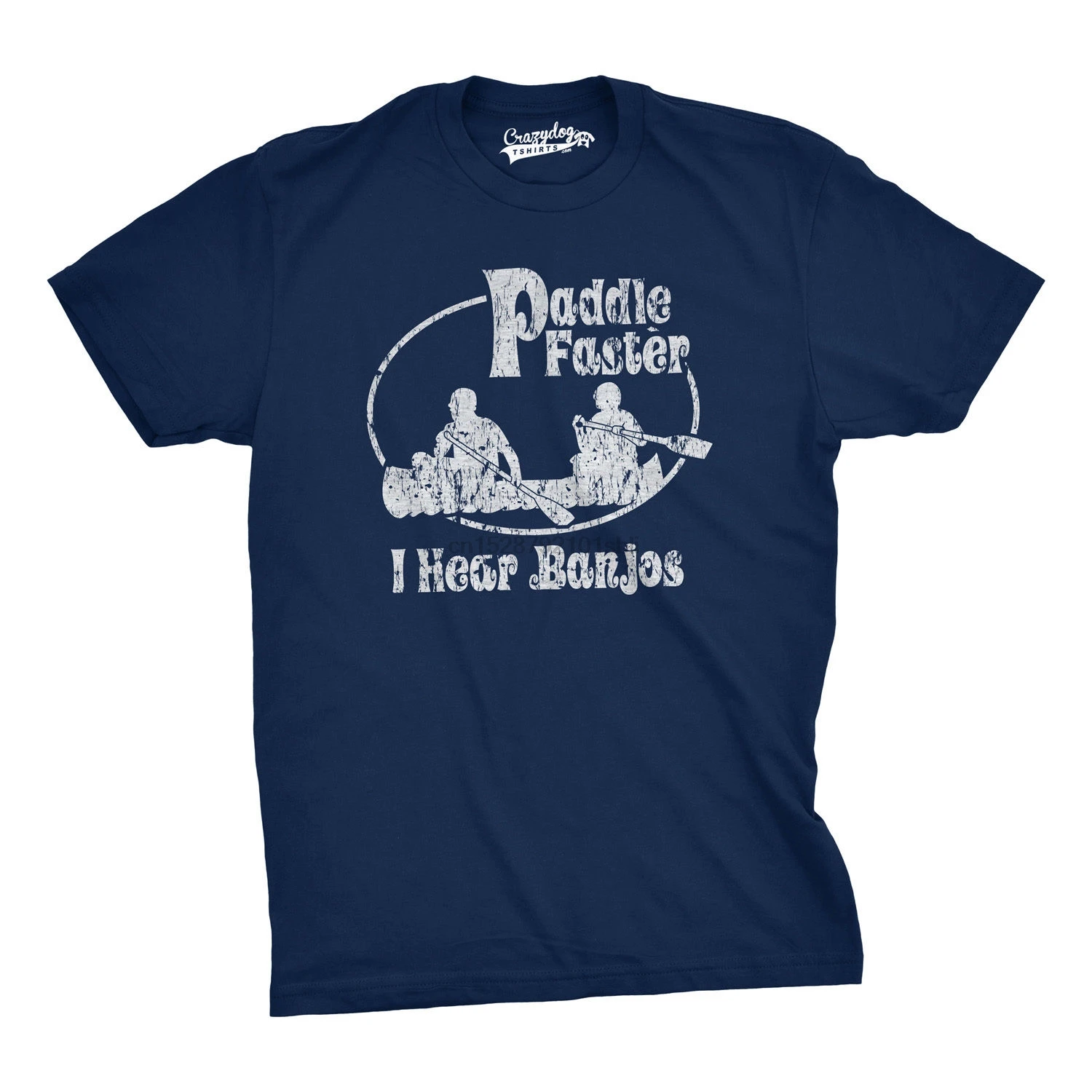 Paddle Faster I Hear Banjos забавная Винтажная футболка из фильма крутая Повседневная для