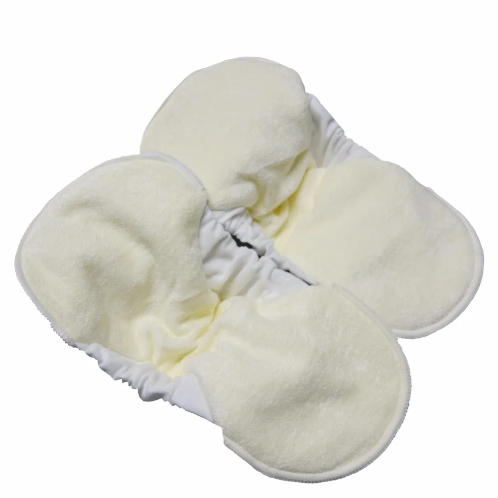 

JinoBaby Diaper Inserts Couche Lavable Natural Bamboo Cloth Nappies (Pack of 2 Pieces)
