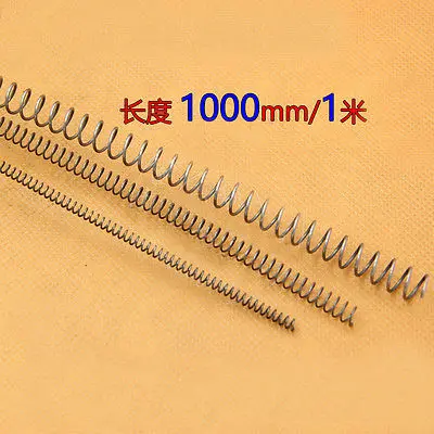 3mm Stainless steel compression spring up to 1000mm long 3.7mm OD